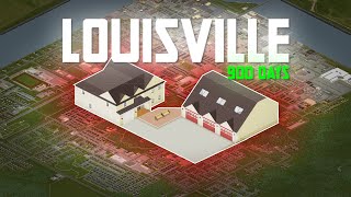 I Survived 100 Days in LOUISVILLE  Project Zomboid [upl. by Derr]