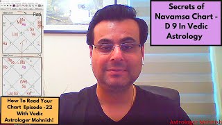 Episode 22 Learn Vedic Astrology  How to Read D9 Chart [upl. by Ludlew]