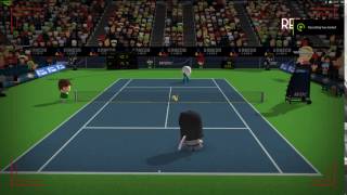 Smoots World Cup Tennis Epic shot Gameplay [upl. by Danziger879]