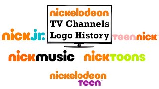 Nickelodeon TV Channels Logo History [upl. by Retla468]