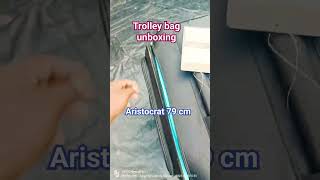 Aristocrat trolley bag unboxing ssc bsfjourney70 motivation success Trolleybag [upl. by Nally]