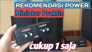 Cukup 1 power saja sudah bisa buat speaker banyak [upl. by Jeunesse]