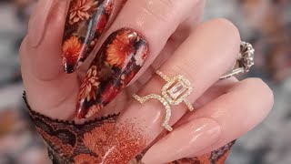 The Daily Nail Gelly Tip Application amp Dip Nails with Full Nail Decals diynails dippowdernails [upl. by Petr255]