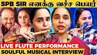 SPB Sir எனக்கு குடுத்த Challenge Flutist Ashwini Koushik Emotional Interview [upl. by Ellenet]