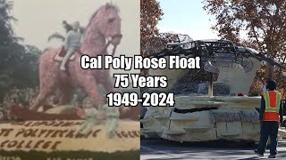 75 Years of Cal Poly Rose Float 19492024 [upl. by Rettig831]