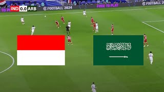 🔴ARAB SAUDI VS INDONESIA  AFC ASIAN QUALIFIERS ROAD TO 2026  PREDIKSI [upl. by Goeselt957]