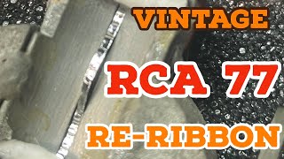 Vintage RCA 77 Ribbon Microphone Repair [upl. by Nosiddam]