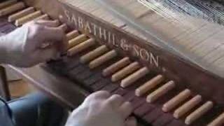 Sabathil amp Son Clavichord demonstration quotDie Bebungquot vibrato [upl. by Yates]