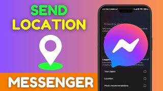 How to Send Location on Messenger  Quick and Easy  2024 [upl. by Selina643]