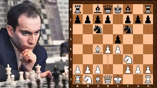 MIKHAIL TALs MAGIC  Tal vs Miller  Italian Game Open Variation [upl. by Waylin]