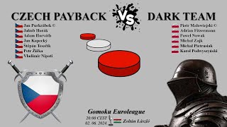 Gomoku Euroleague  Dark Team vs Czech Payback [upl. by Cissiee]