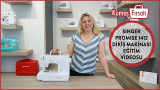 Singer Promise 1412 Dikiş Makinası Eğitim Videosu [upl. by Ahsiekim]