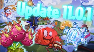 PvZ2 Update 1101  DragonBruit IceShroom and new everything [upl. by Benildas]