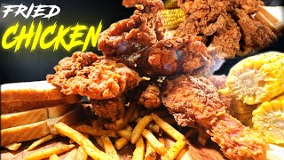 THE BEST FRIED CHICKEN RECIPE  FRIED CHICKEN CHALLENGE [upl. by Marras]