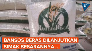 Bansos Beras Dilanjutkan Mulai Oktober 2023 Berapa Besarannya [upl. by Lilaj]