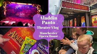 Aladdin Panto 2021  Manchester Opera House  Theatre Vlog [upl. by Aicilf105]