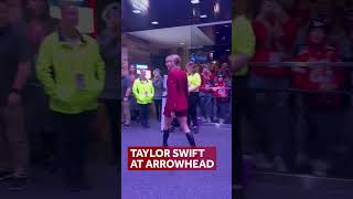 Taylor Swift back at Arrowhead for ChiefsBroncos game [upl. by Aigil933]