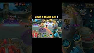 Vexana in Creation Camp ☠️ shorts mlbb vexana [upl. by Akoek]