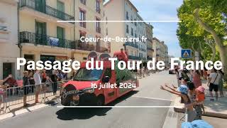 Tour de France à Beziers 2024 [upl. by Nyluqcaj]