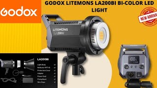 godox litemons LA 200bi 230w bi color 28006500k led video continuous light for Studio amp film making [upl. by Verena]