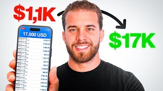 I Turned 1100 Into 17000 in 1 Month Trading Forex [upl. by Batish359]