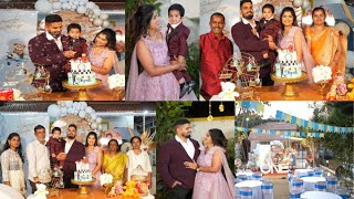 ಇಷ್ಟು GRAND ಆಗಿ BIRTHDAY ಮಾಡೋ PLAN ಇರ್ಲಿಲ್ಲ🎂VEER 1st BIRTHDAY PARTY🥳ಯಾವ Place ಇದು Makeup ಹೇಗಿದೆ [upl. by Alegna]