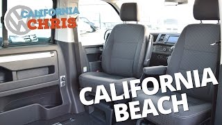 New 2016 Volkswagen T6 California Beach seating options [upl. by Nrevel]