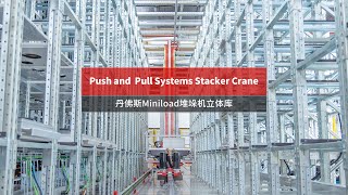 MIAS Miniload Stacker Crane with Push and Pull Systems [upl. by Ettelra]