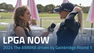 LPGA Now  2024 The ANNIKA driven by Gainbridge at Pelican Round 1 [upl. by Idak]