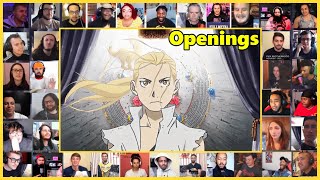 Fullmetal Alchemist Brotherhood All Openings 15 Reaction Mashup 鋼の錬金術師 [upl. by Yllil]