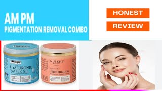 Nuskhe By Paras HYALURONIC WATER GEL Honest Review Hindi  Pigmentation Cream by Paras [upl. by Hsoj703]