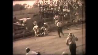 Vic Naumans insane Crash at Williams Grove 1941 Vintage Sprint Cars [upl. by Manson]