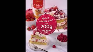 Canderel Bake Summer Berry Victoria Sponge [upl. by Skier]