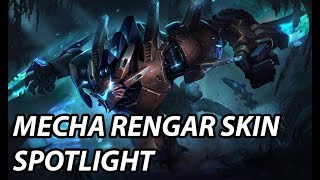 MECHA RENGAR SKIN SPOTLIGHTTHE BEST RENGAR SKIN EVER  BG LEAGUE OF LEGENDS [upl. by Bywaters]