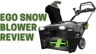 Ego 56V Snow Blower SNT2100 Review [upl. by Arratal]