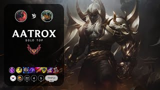 Aatrox Top vs Olaf  KR Grandmaster Patch 142 [upl. by Ttihw467]