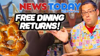 Free Dining Returns New Disney Vacation Club Lounge at Walt Disney World [upl. by Rabush157]