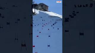 Meril Ance 🇫🇷  GS training in Alpe dHuez juniorstochampions weareskiing atomic [upl. by Valer253]