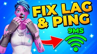 Fix Fortnite Lag High Ping amp Packet Loss  Solve Network Problems [upl. by Beau]