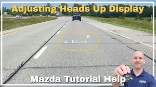 How do I adjust my Heads Up Display on my Mazda [upl. by Richara774]