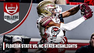 Florida State Seminoles vs NC State Wolfpack  Full Game Highlights [upl. by Kessel]