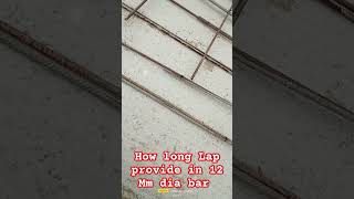 How long lap provides in steel bar in different dia construction civilengineeringbasicknowledge [upl. by Robenia]