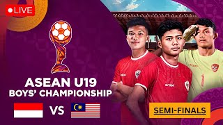 🔴 LIVE  INDONESIA VS MALAYSIA  ASEAN U19 BOYS CHAMPIONSHIPS 2024 Live Scores [upl. by Orfield]