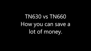 tn630 vs tn660 differences compared [upl. by Nois]