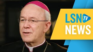 WATCH Archbishop Peta Bishop Schneider ban ‘blessings’ of homosexual couples in their archdiocese [upl. by Muldon428]