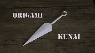 Paper Kunai Knife Making Innovative Techniques for a Unique Design [upl. by Girand]