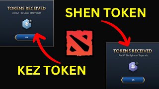 Where to find Kez token Shen Token Guide How to get to Spoon Man  Dota 2 [upl. by Hardunn]