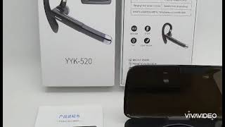 Headset Bluetooth YYK520 [upl. by Anaicul]