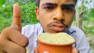 Eating Raw rice raw rice eating [upl. by Eiduj]