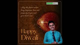 Yellow amp Brown Minimalistic Simple Happy Diwali Greeting Instagram Post [upl. by Kellda]